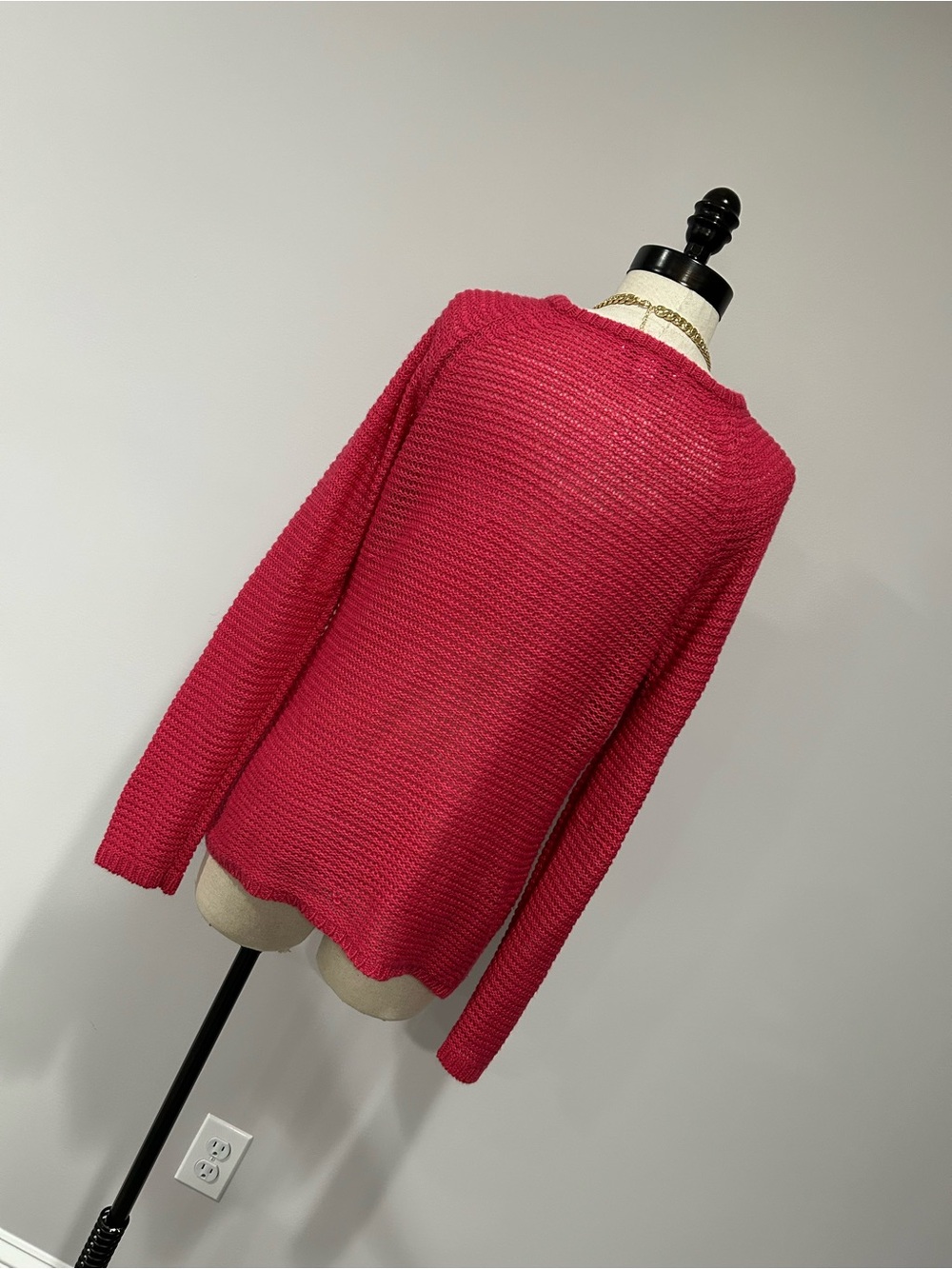Cotton On Raspberry Crewneck Ribbed Sweater - Picture 3 of 7